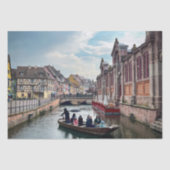 Little Venice River Boat Tissuepapier (Voorkant)