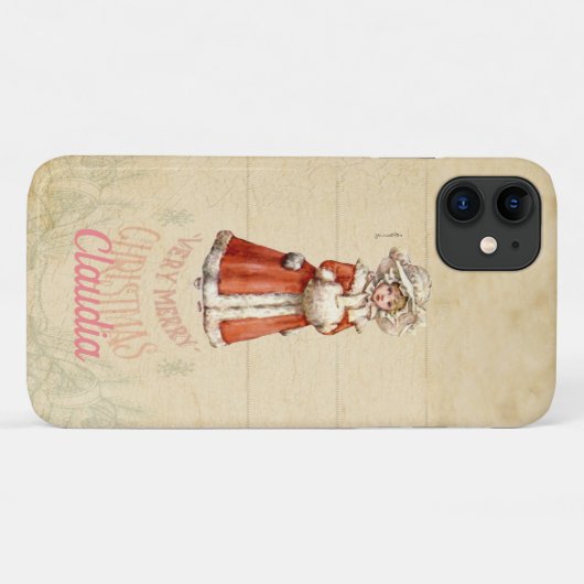 Little Victoriaans Caroler Custom Kerstmis Case-Mate iPhone Case (Achterkant (horizontaal))