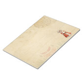 Little Victoriaans Caroler Custom Kerstmis Notitieblok (Schuin)