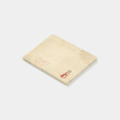 Little Victoriaans Caroler Custom Kerstmis Post-it® Notes (Schuin)