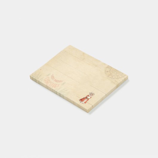 Little Victoriaans Caroler Custom Kerstmis Post-it® Notes (Schuin)