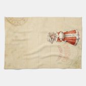 Little Victoriaans Caroler Custom Kerstmis Theedoek (Horizontaal)