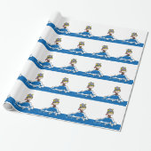 Little Viking Boy Cadeaupapier (Uitgerold)