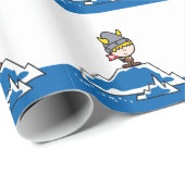 Little Viking Boy Cadeaupapier (Rol Hoek)