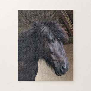 Little Viking Horse Noble Head Jigzaag Legpuzzel