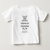 Little Viking in Training, aangepaste baby naam (Voorkant)