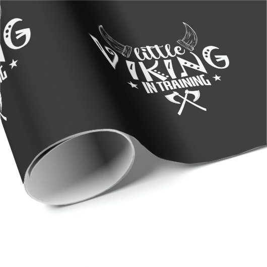Little Viking in Training Wikinger Cadeaupapier (Rol Hoek)