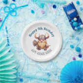 Little Viking Verjaardag - elke leeftijd of naam Papieren Bordje (Feest)