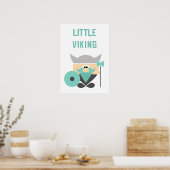 Little Viking Wall Art Poster (Keuken)