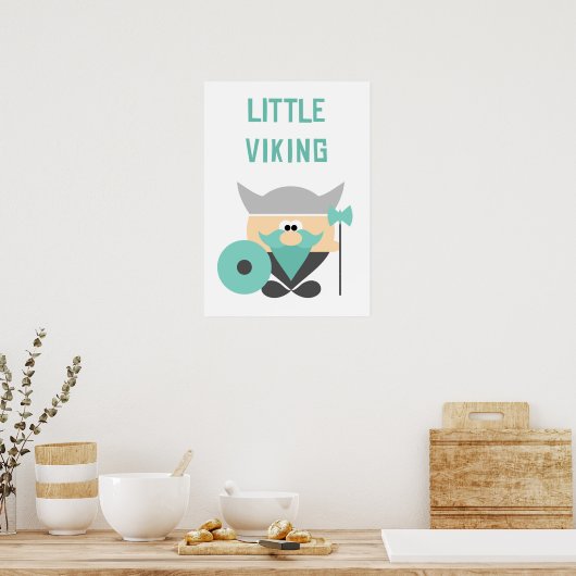 Little Viking Wall Art Poster (Keuken)