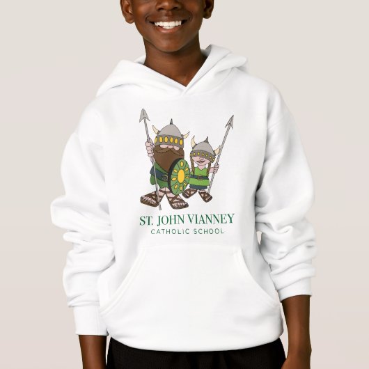 Little Vikings Boys' Pullover Hoodie (Voorkant)