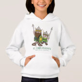 Little Vikings Girl's Pullover Hoodie (Voorkant)
