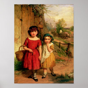 Little Villagers, 1869 Poster