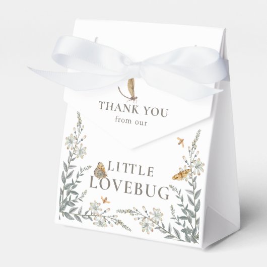 Little Vintage Love Bug Favor Box Bedankdoosjes (Voorkant Zijde)