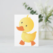 Little Walking Duck Briefkaart (Staand voorkant)