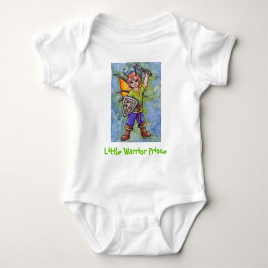 Little Warrior Prince Romper (Voorkant)