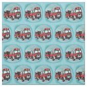 Little Water Fire Truck Stof (Swatch)