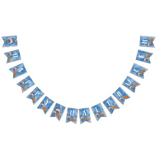 Little Waterverf Witch Halloween Party Bunting Vlaggetjes
