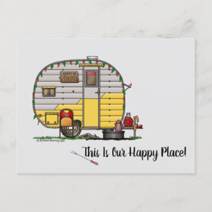 Little Western Camper Trailer HSH Briefkaart