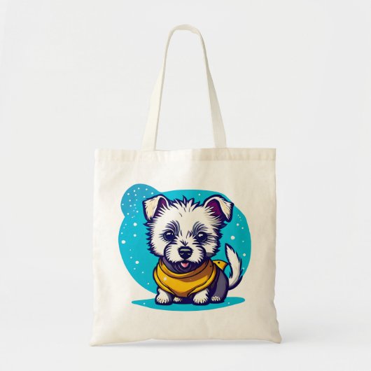 Little Westie Tote Bag (Voorkant)