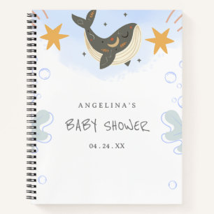 Little Whale Baby shower cadeau lijst Notitieboek