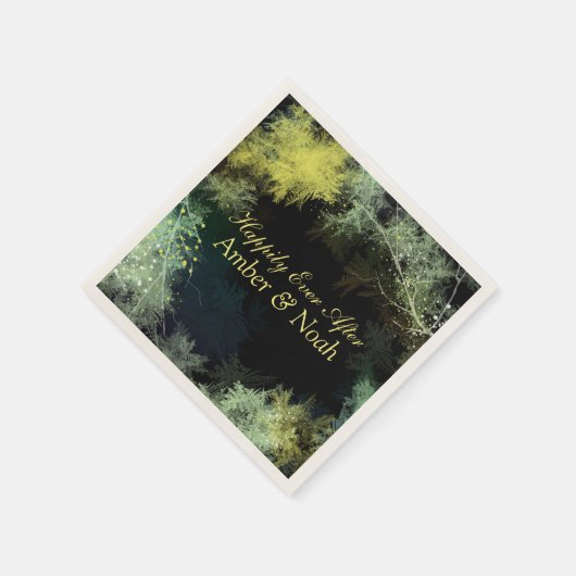 Little Whimsical Forest Wedding Servet (Hoek)