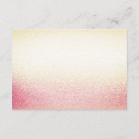 Little White Bird Floral Baby shower Informatiekaartje (Achterkant)