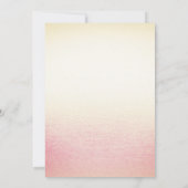 Little White Bird Floral Baby shower Kaart (Achterkant)