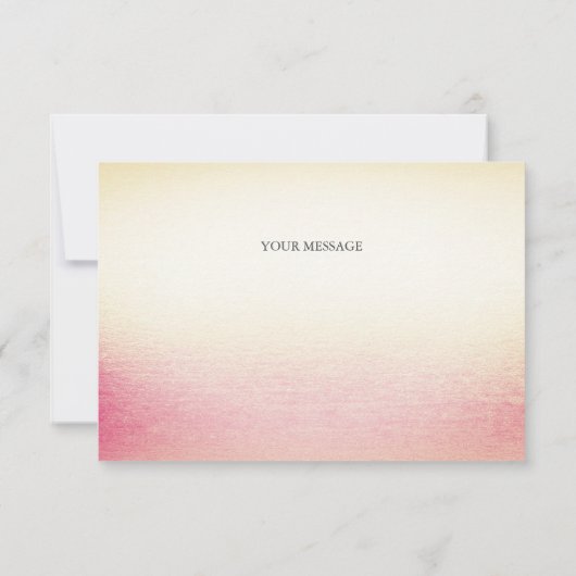 Little White Bird Floral Dank je wel kaart (Achterkant)