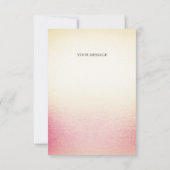 Little White Bird Floral Dank je wel kaart (Achterkant)