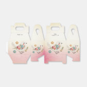 Little White Bird Floral Favoriete Box Bedankdoosjes (Uitgevouwen)