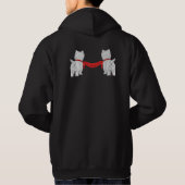 Little White Dog Rescue Hoodie (Achterkant)