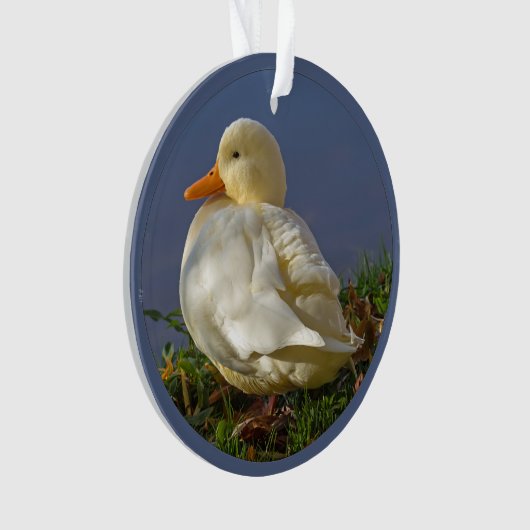 Little White Duck Ornament (voorkant)