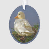 Little White Duck Ornament (voorkant)