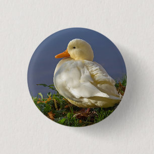 Little White Duck Ronde Button 3,2 Cm