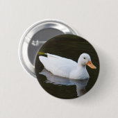 Little White Duck Ronde Button 5,7 Cm (Voorkant /achterkant)