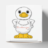 Little White Duck Standing Thunder_Cove Bedankdoosjes (Bovenkant)
