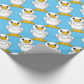Little White Duck Standing Thunder_Cove Cadeaupapier (Hoek)
