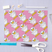 Little White Duck Standing Thunder_Cove Tissuepapier (Craft)