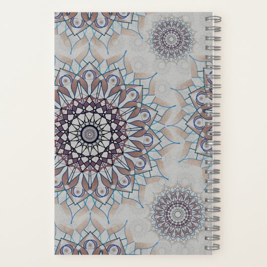 Little White Floral Fallen Notitieboek (Achterkant)