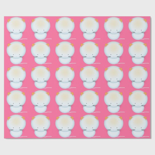 Little White Kittens Gift Wrap Cadeaupapier (Vlak)