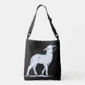 Little White Lamb Crossbody Tas (Achterkant)