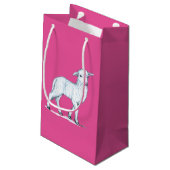 Little White Lamb Klein Cadeauzakje (Achterkant Gekanteld)