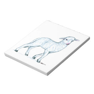 Little White Lamb Notitieblok
