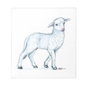 Little White Lamb Notitieblok (Voorkant)