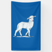 Little White Lamb Spandoek (Verticaal)