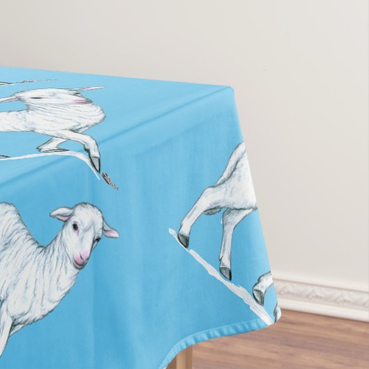 Little White Lamb Tafelkleed (Voorbeeld)