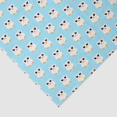 "Little White Owl" Tissuepapier (Detail)
