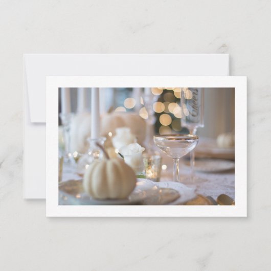 Little White Pumpkin Table Setting Invision (Voorkant)