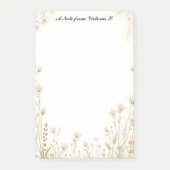 Little White Wildflowers Post-it® Notes (Voorkant)